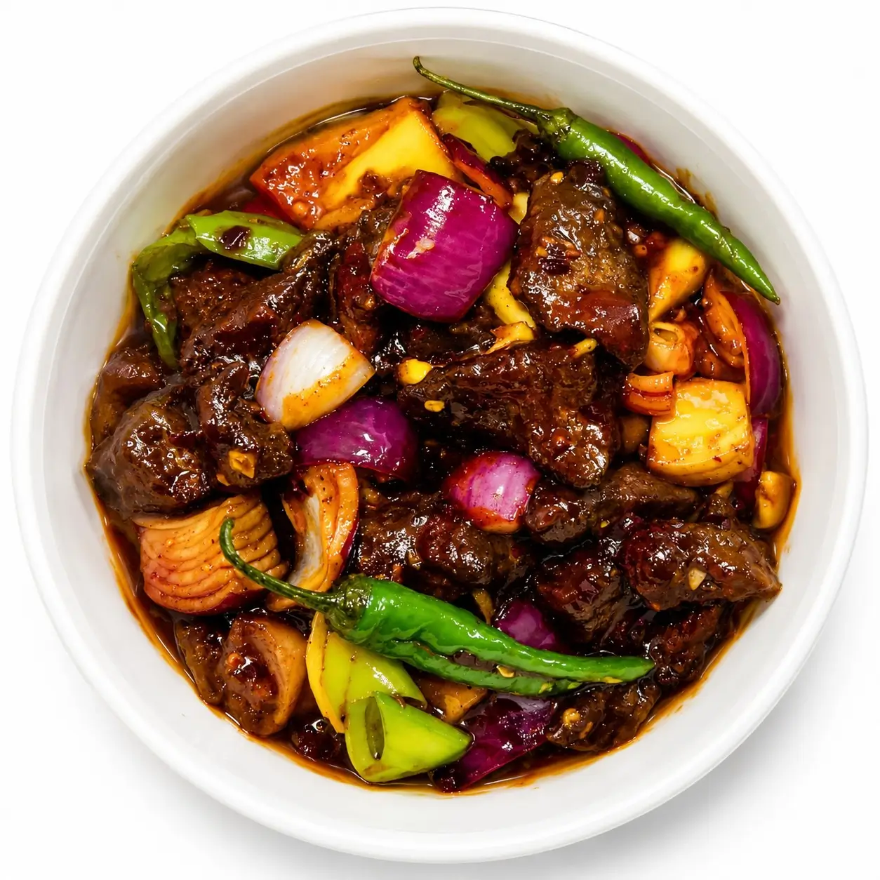 Fiery Devilled Beef