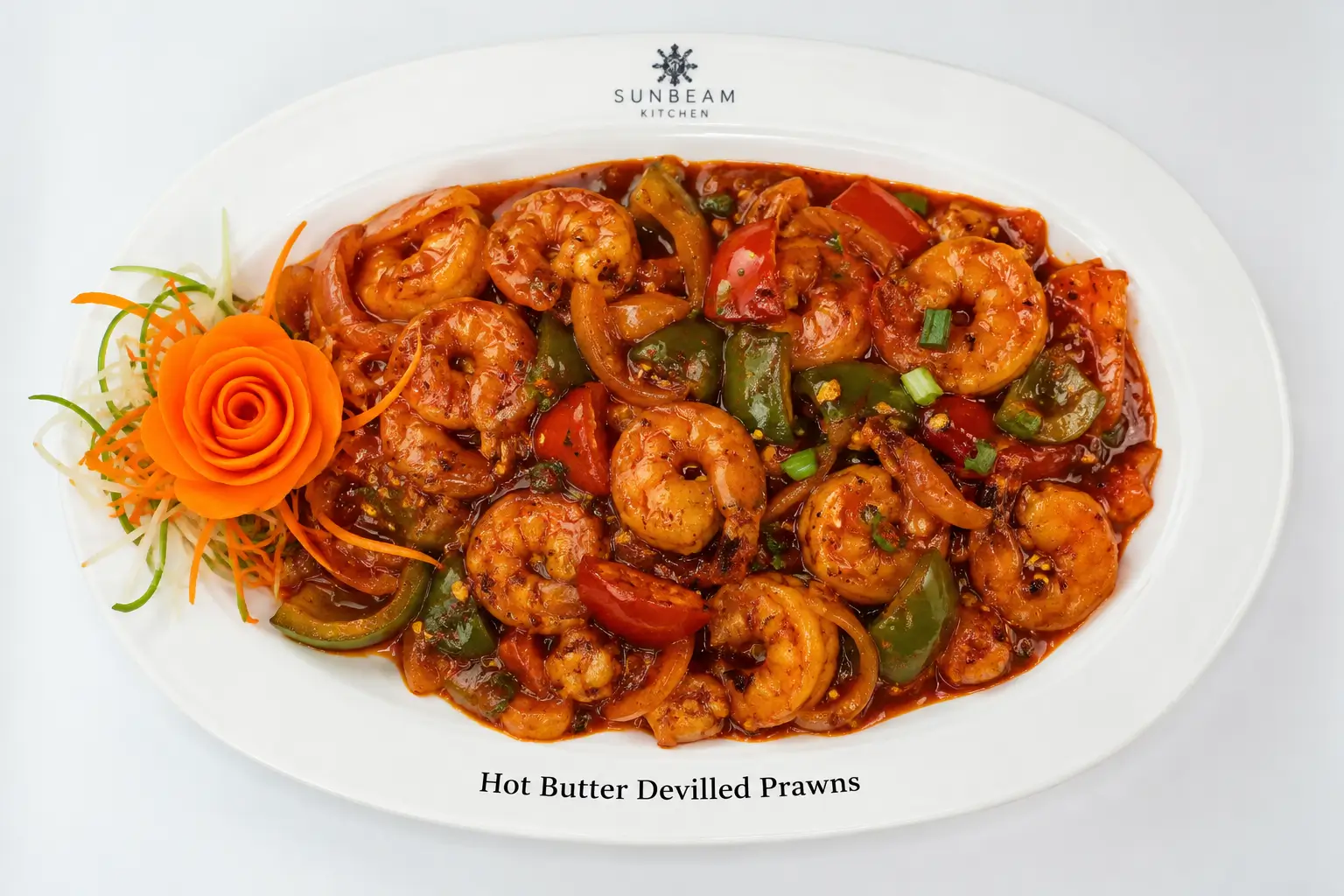 Creamy coconut curry prawn pasta