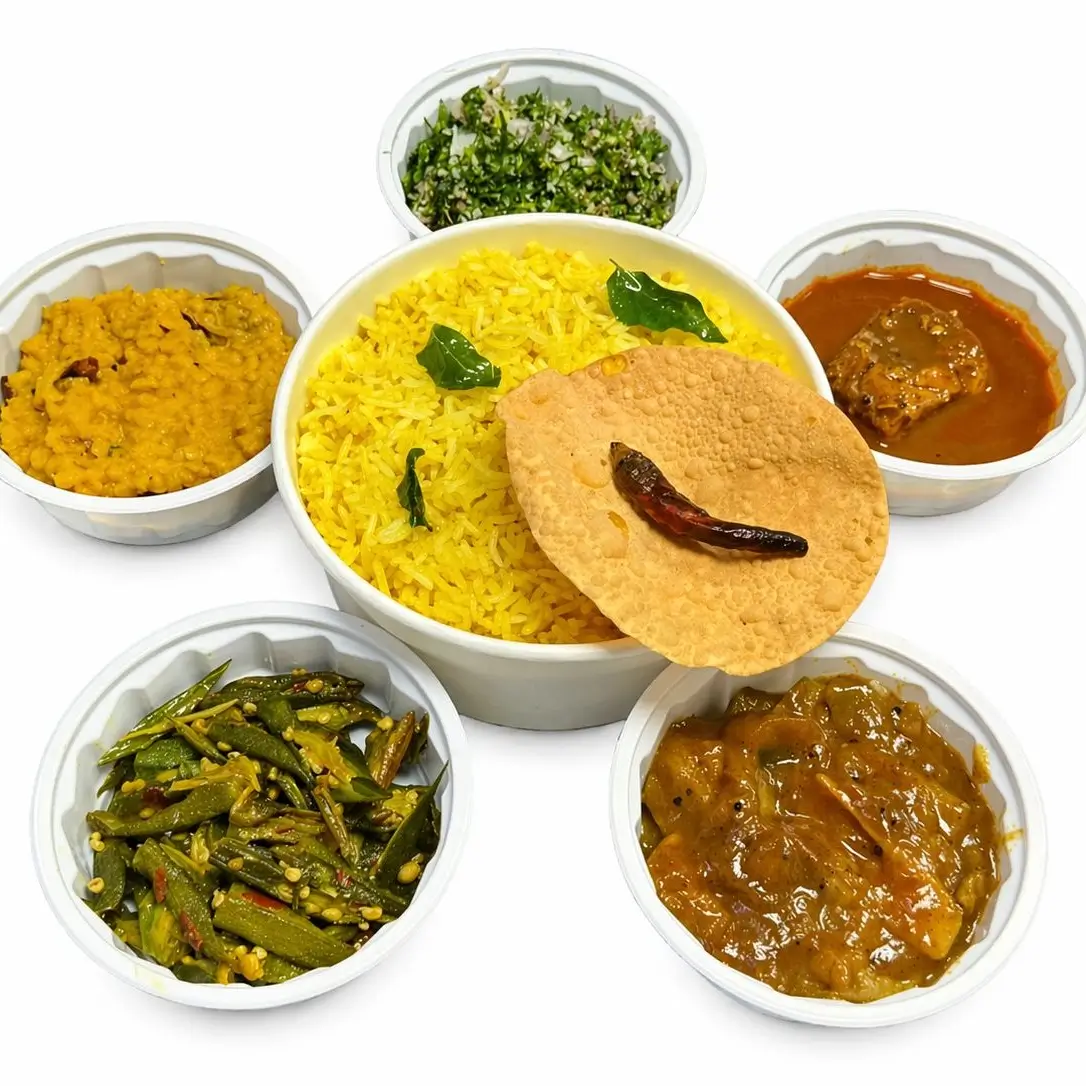 Royal Yellow Rice Feast (Veg
