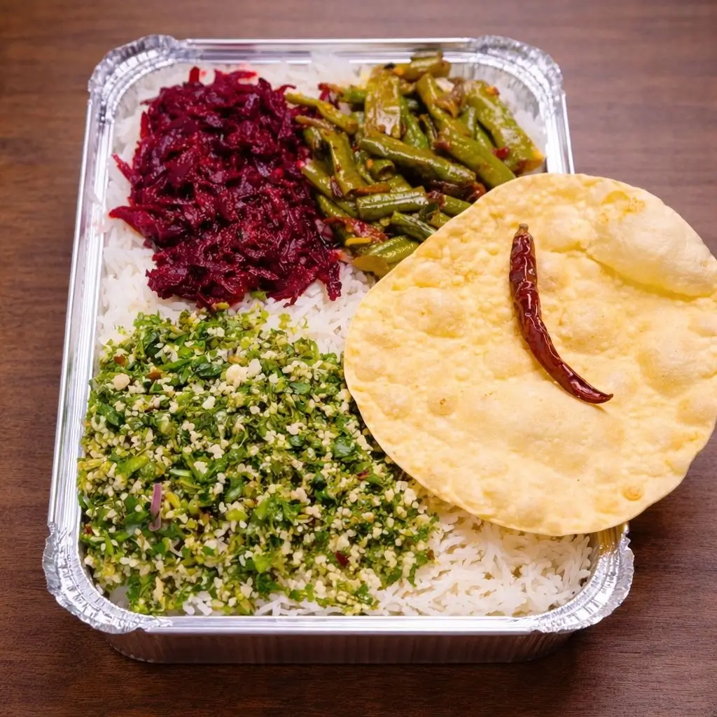 Sri Lankan Vegetarian Rice and Curry
